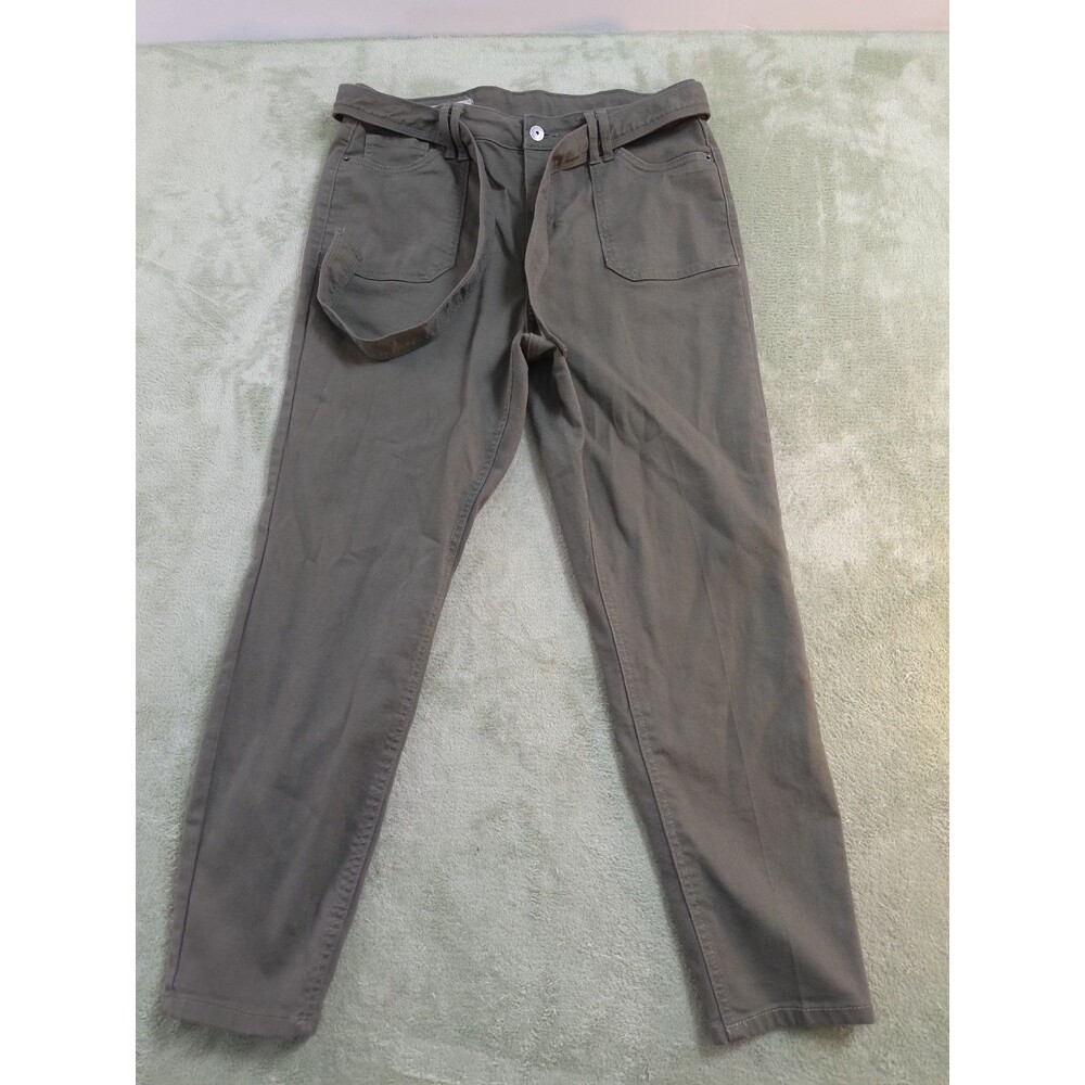 Vanilla Star Size 15 W32 Stretch Casual Straigh Tie-Front Cuffed Utility Pants